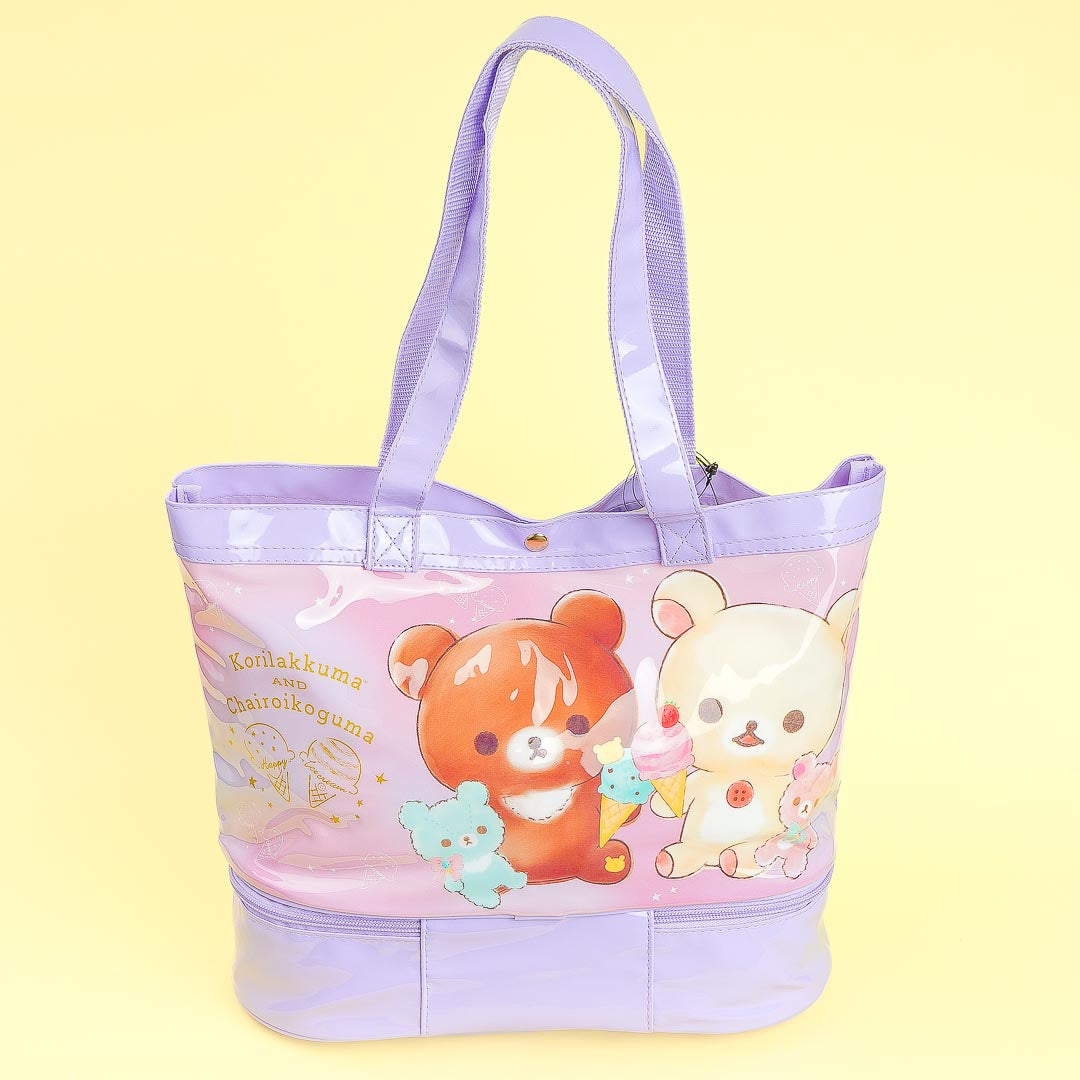 Rilakkuma & Korilakkuma Ice Cream Vinyl Summer Bag