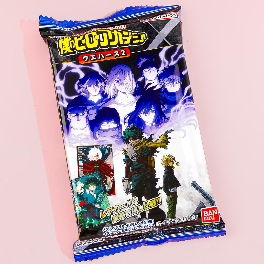 My Hero Academia Strawberry Cream Wafer With Card