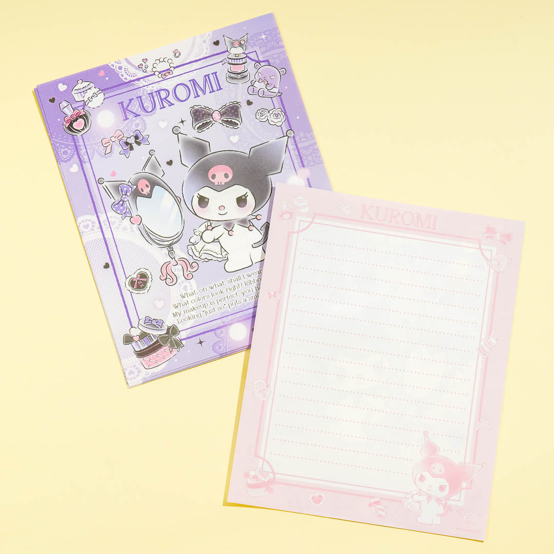 Kuromi Daily Dress Up Letter Set