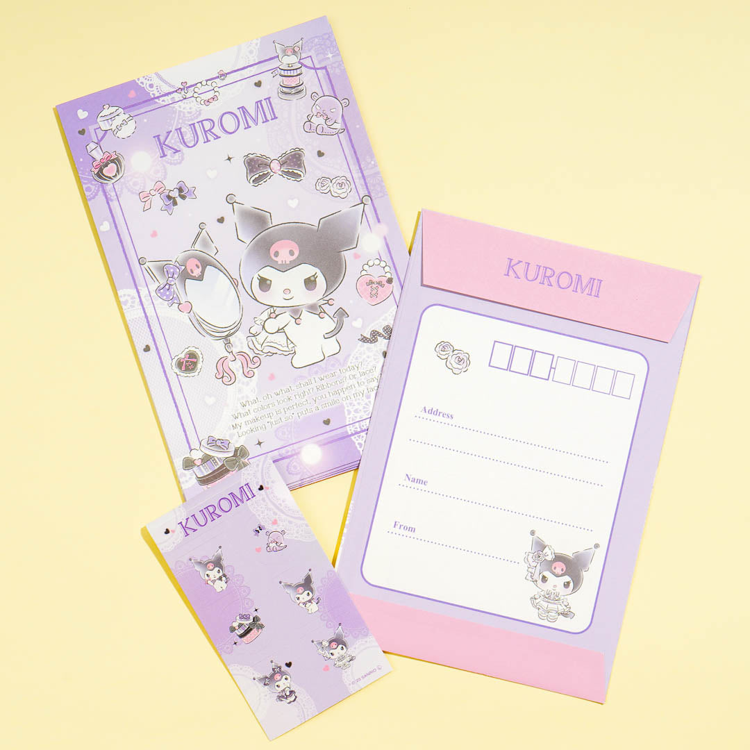 Kuromi Daily Dress Up Letter Set