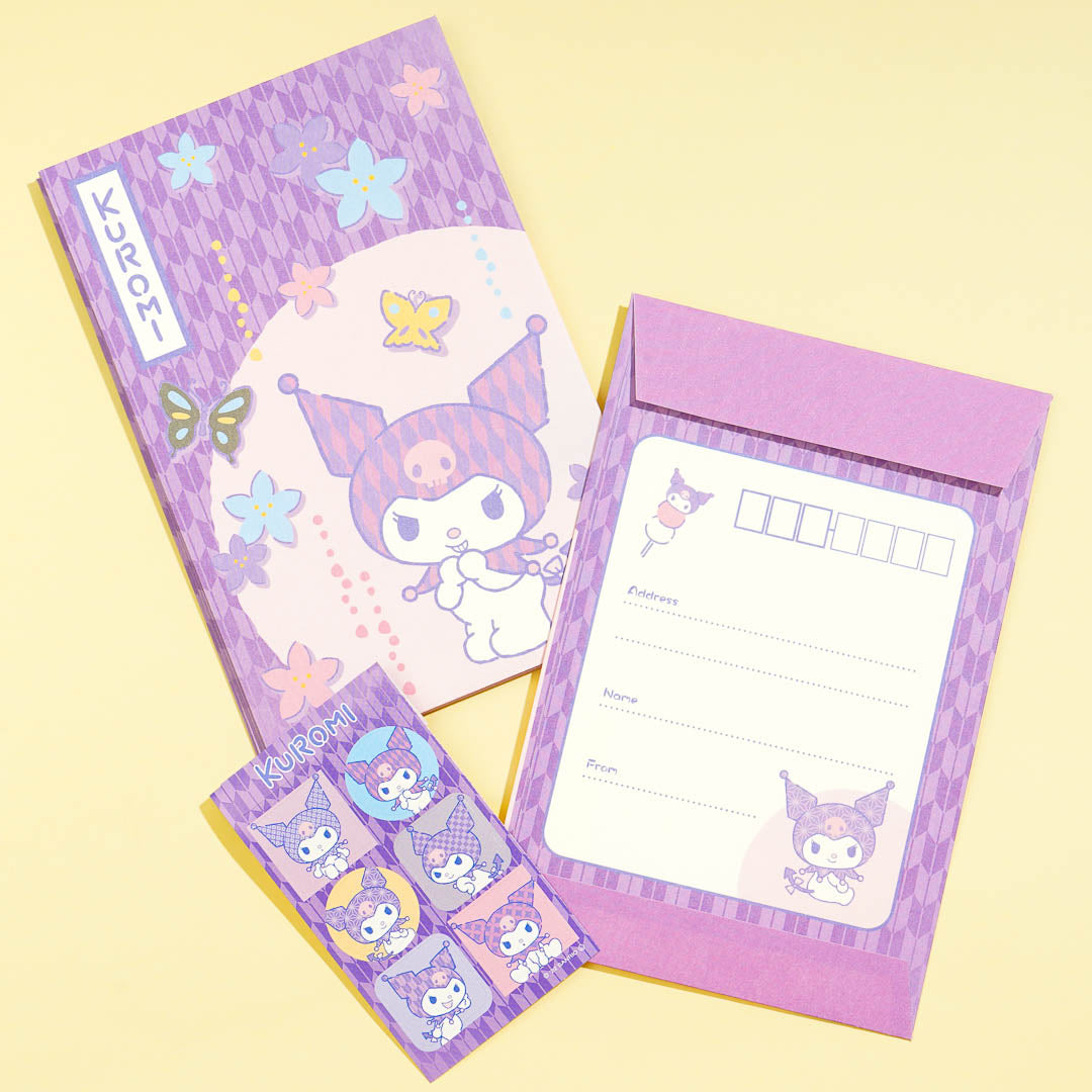 Kuromi Flower Season Letter Set
