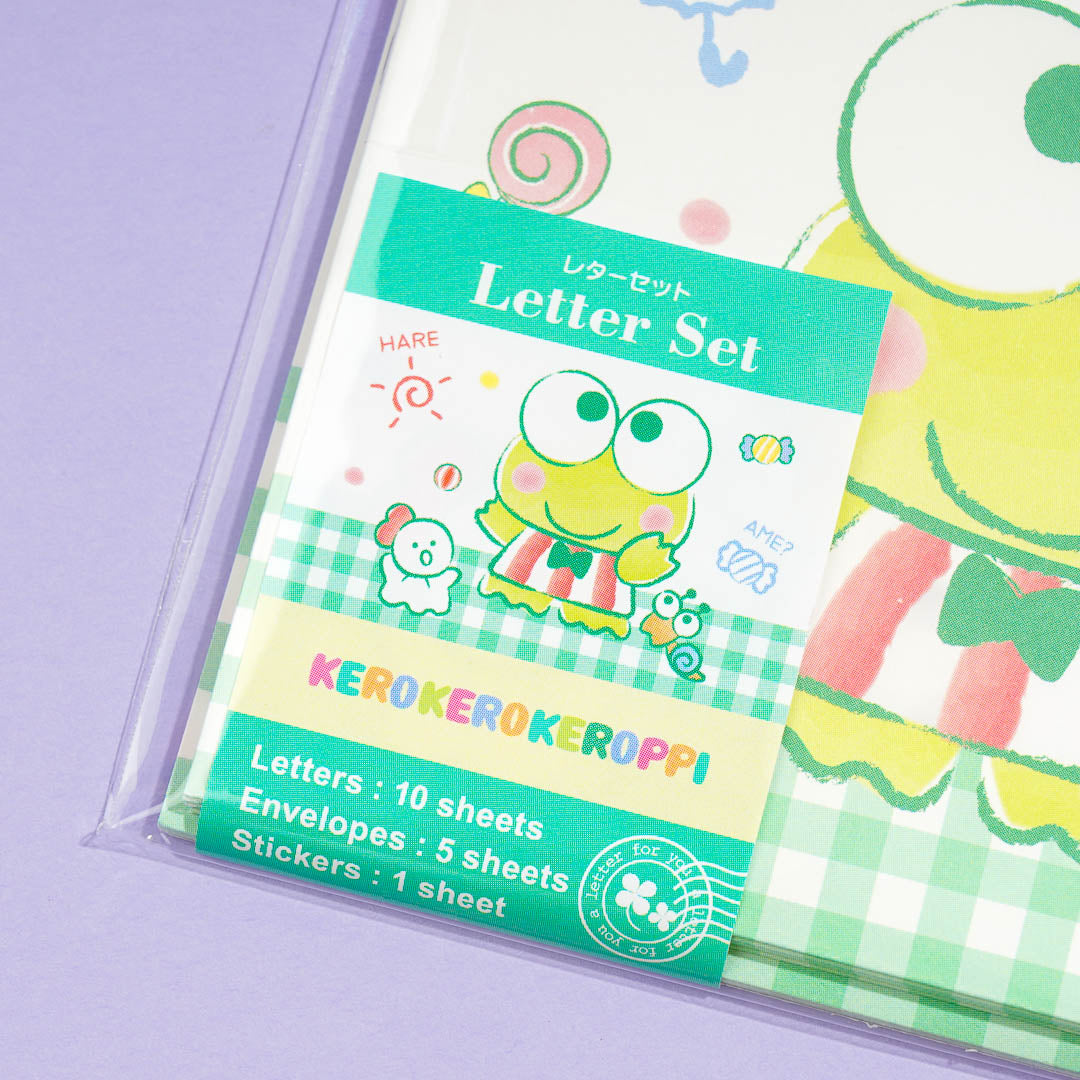 Kero Kero Keroppi Candy Letter Set