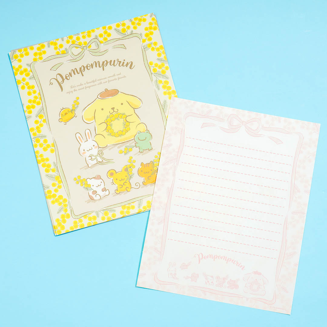 Pompompurin Flower Season Letter Set