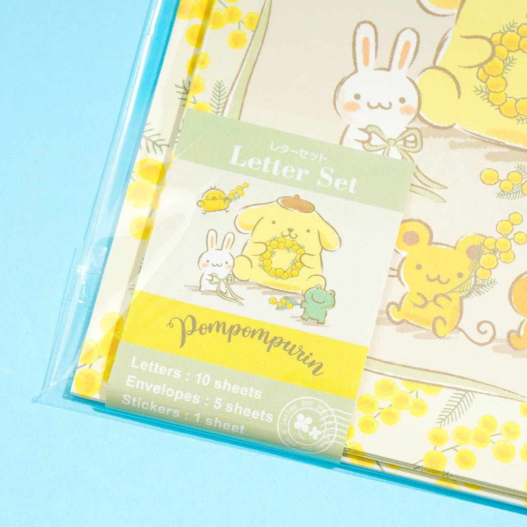 Pompompurin Flower Season Letter Set