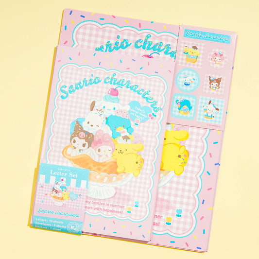 Sanrio Characters Parfait Letter Set