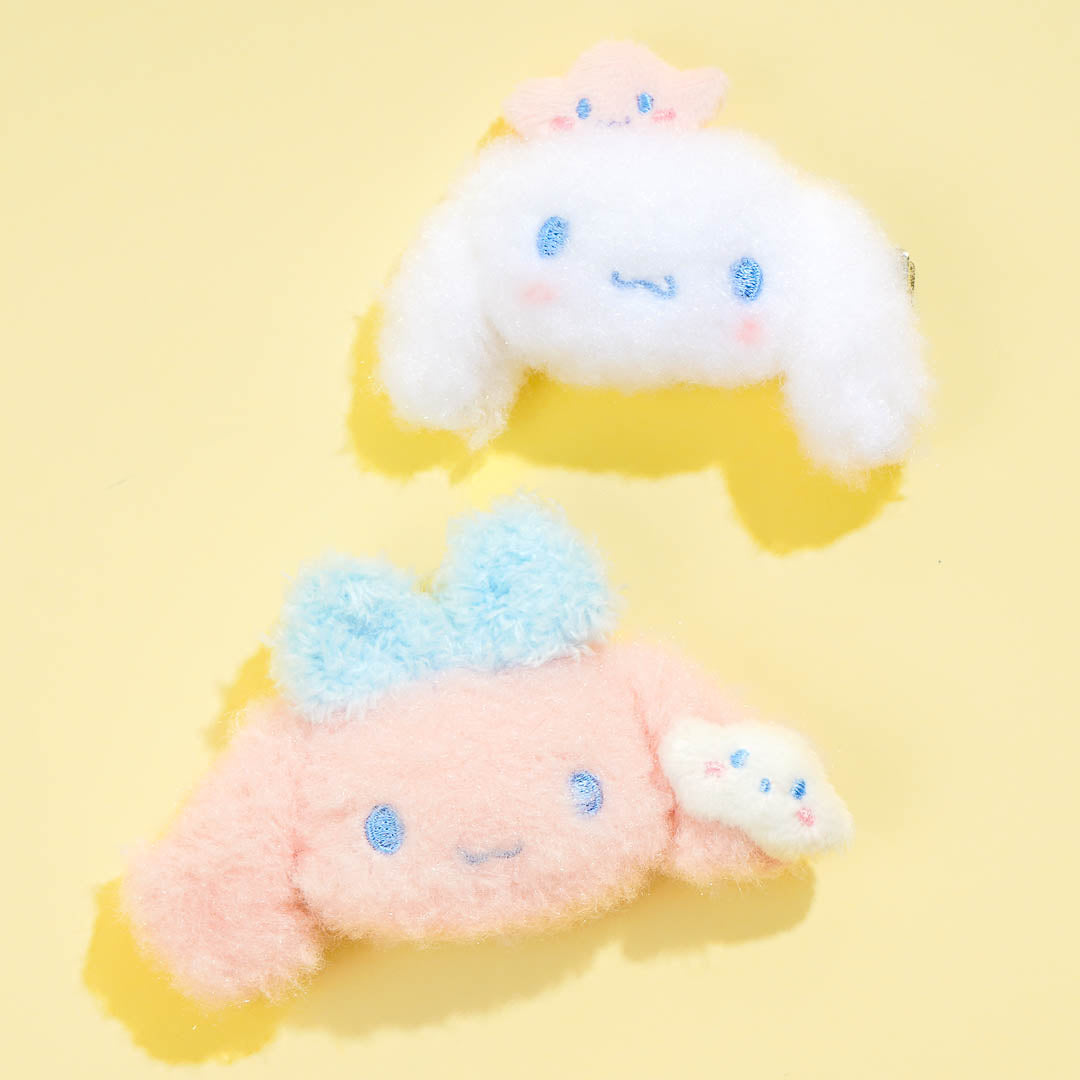 Cinnamoroll & Poron Cloud Hair Clips - 2 pcs
