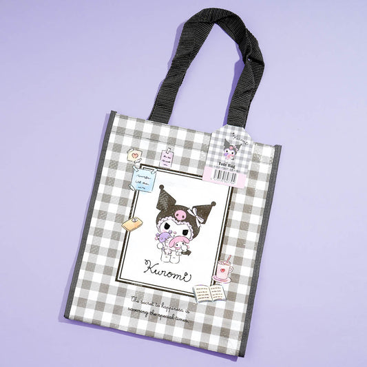 Kuromi Gingham Tote Bag