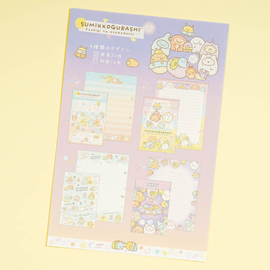Sumikko Gurashi Mysterious Friends Buddy Up Letter Set