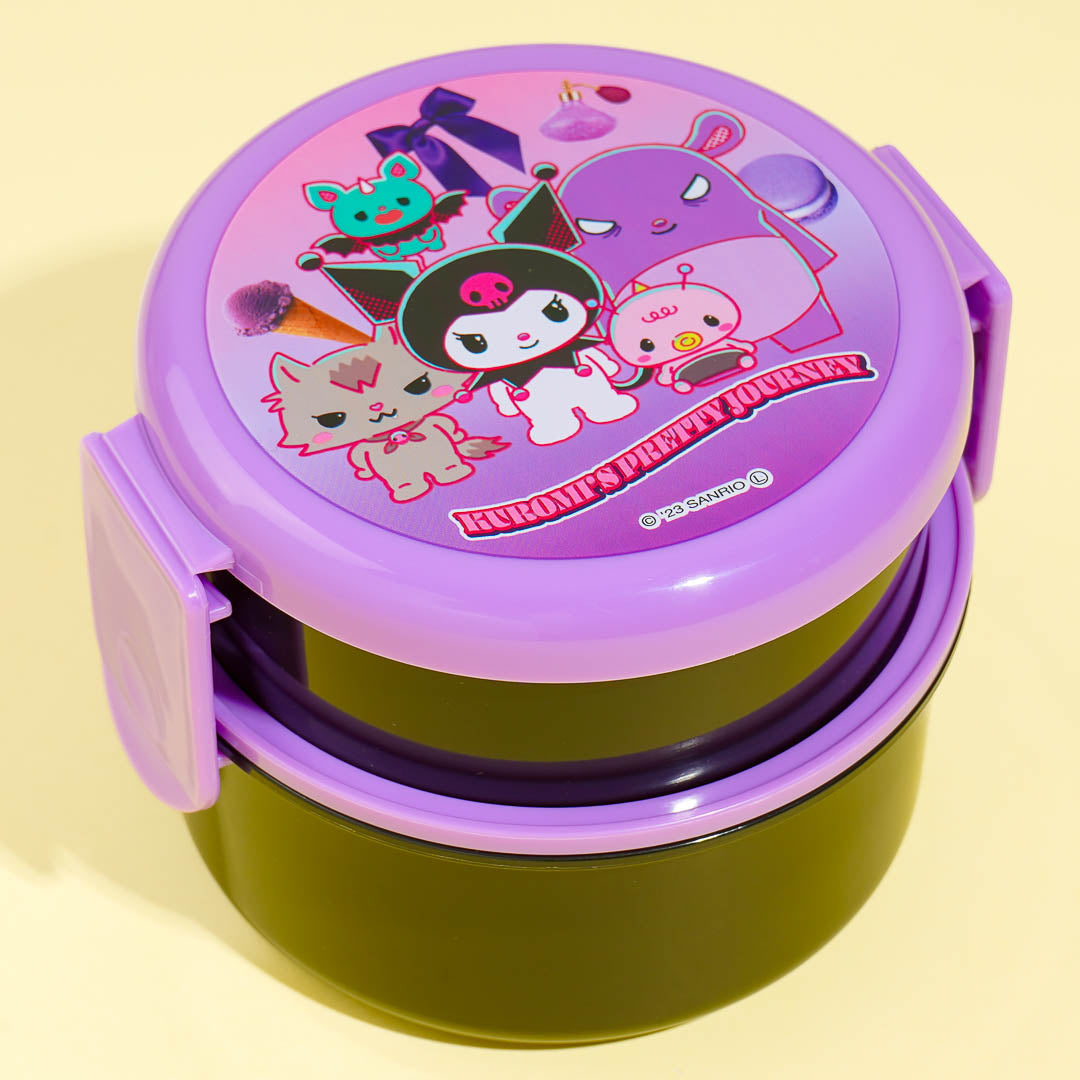 Kuromi's Pretty Journey Round Bento Set