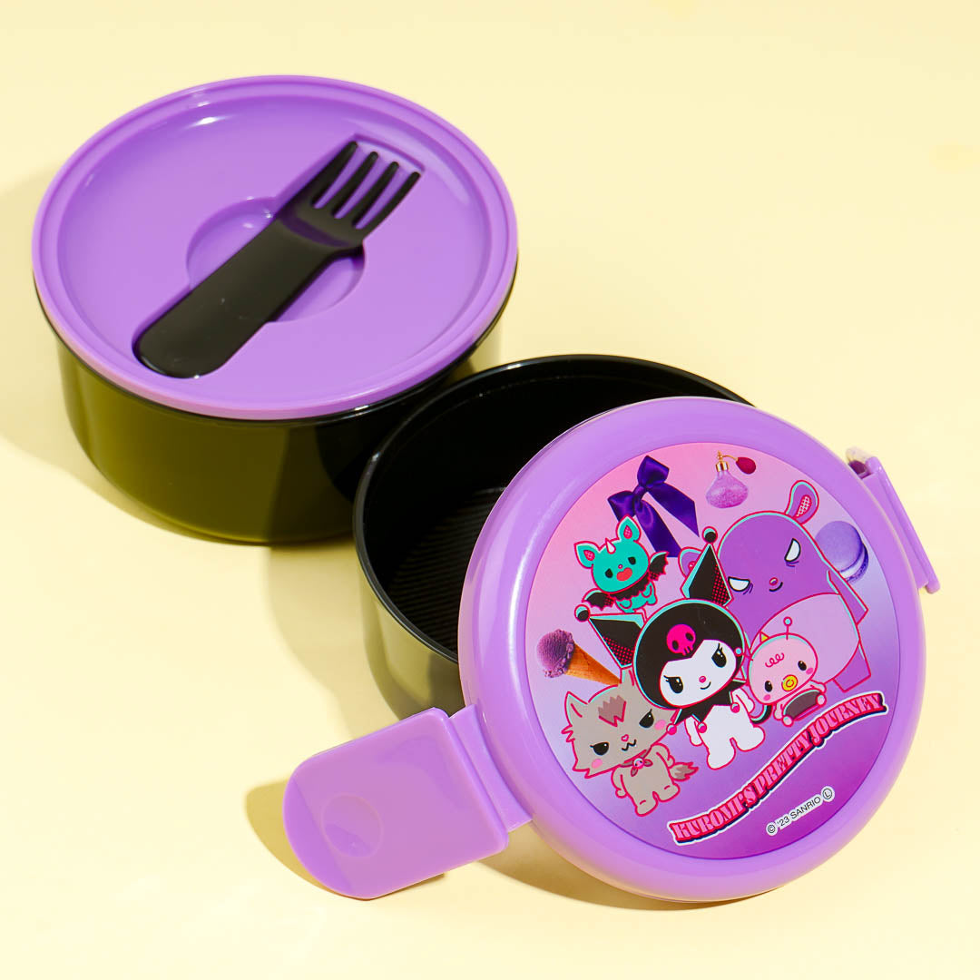 Kuromi's Pretty Journey Round Bento Set