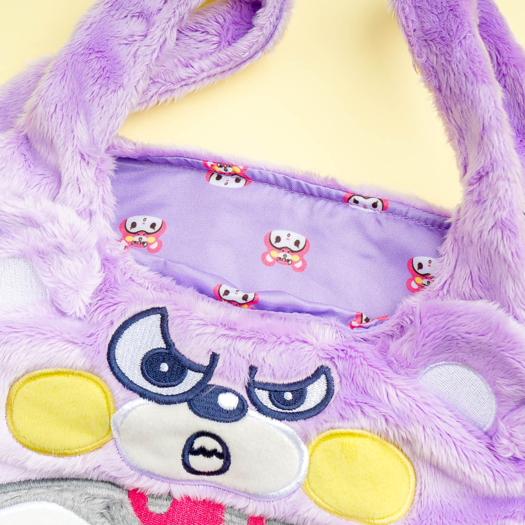 Kuromi Fluffy Bear Mini Handbag