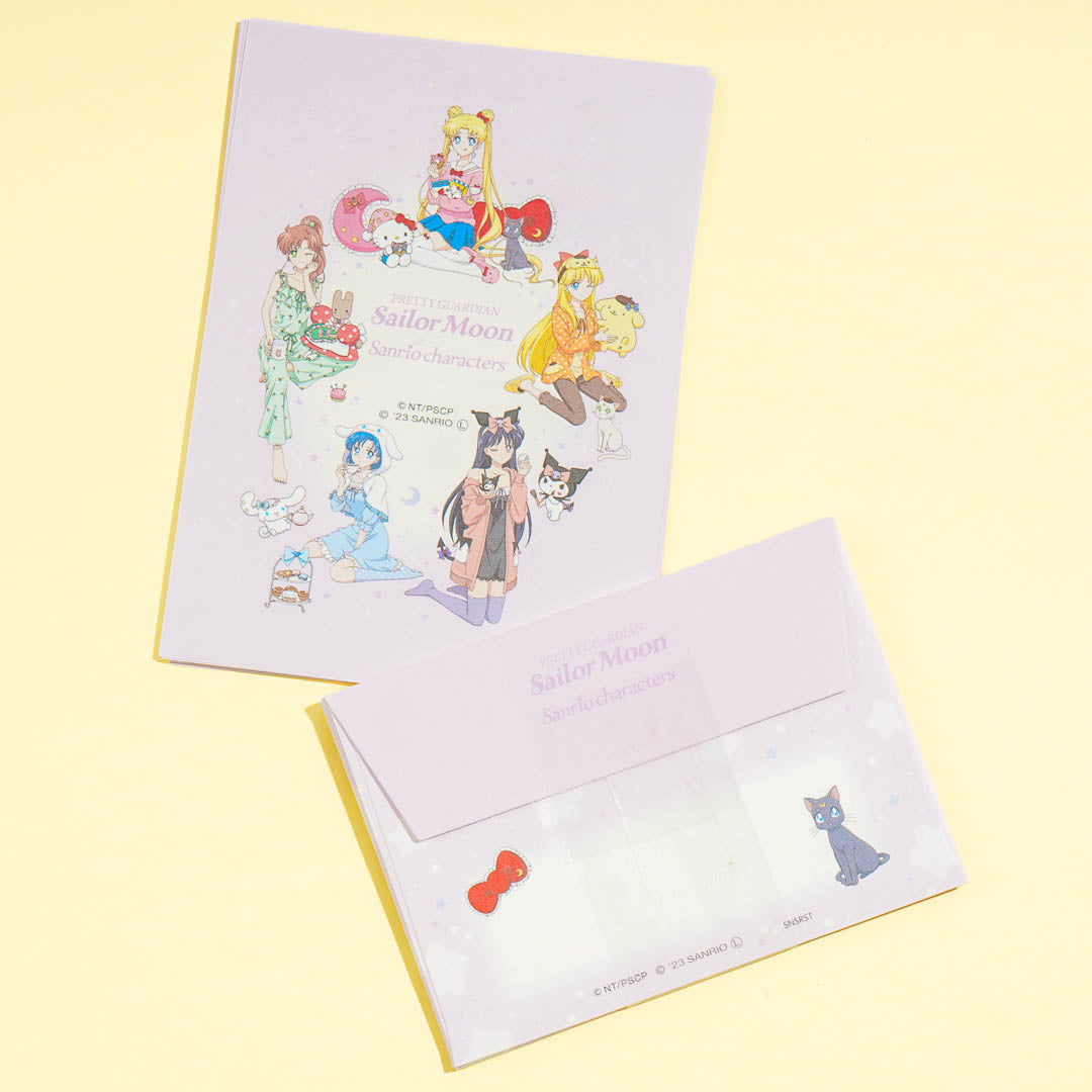 Sailor Moon x Sanrio Characters Sleepover Letter Set
