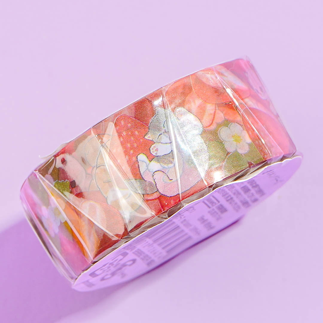 Mofusand Strawberry Masking Tape