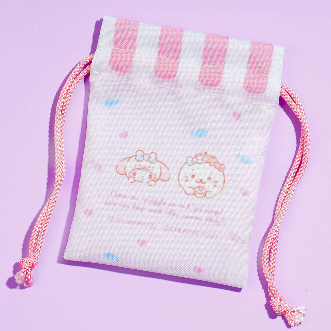 My Melody x Sirotan Tree Stump Drawstring Pouch