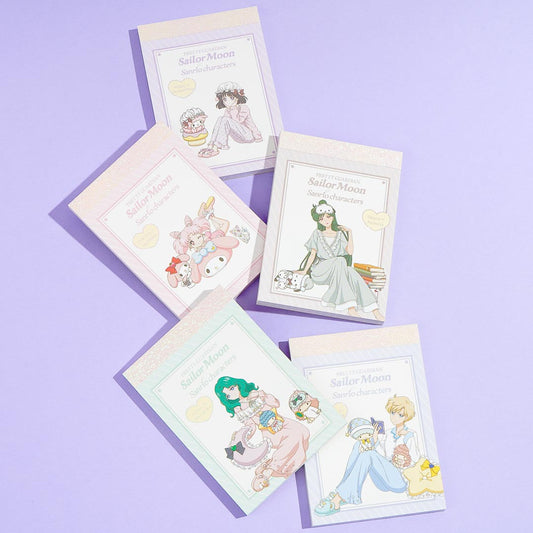 Sanrio Characters x Sailor Moon Pajama Party Memo Pad Set