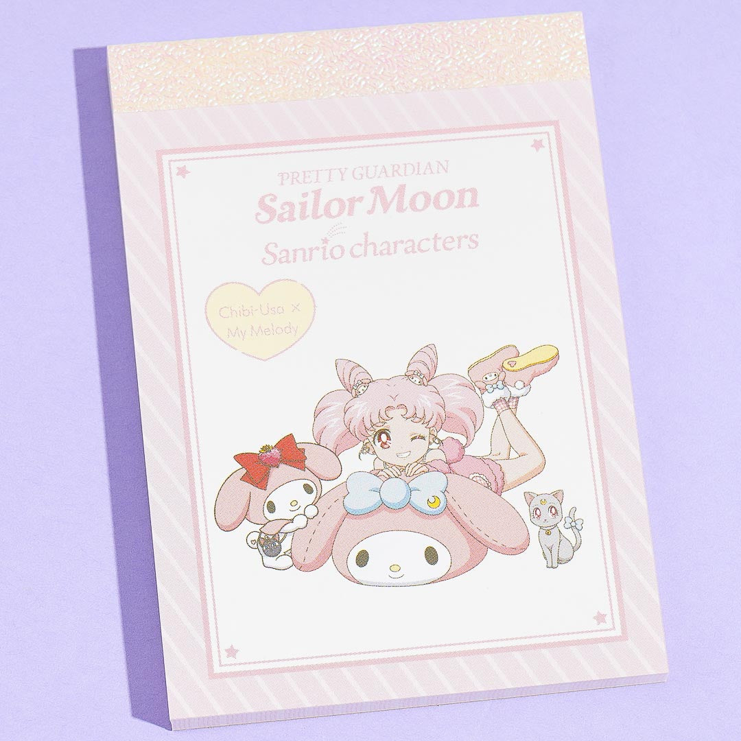 Sanrio Characters x Sailor Moon Pajama Party Memo Pad Set
