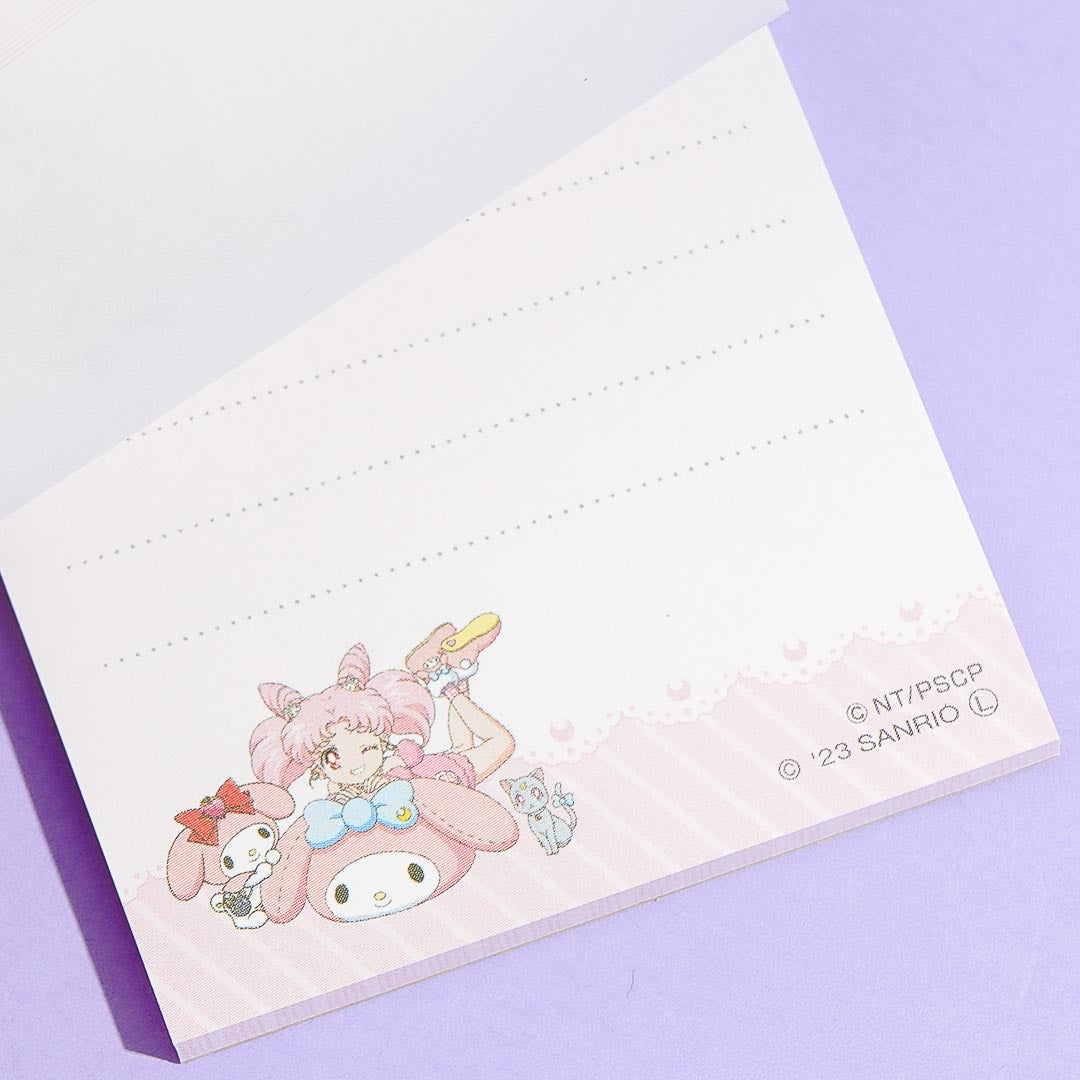 Sanrio Characters x Sailor Moon Pajama Party Memo Pad Set