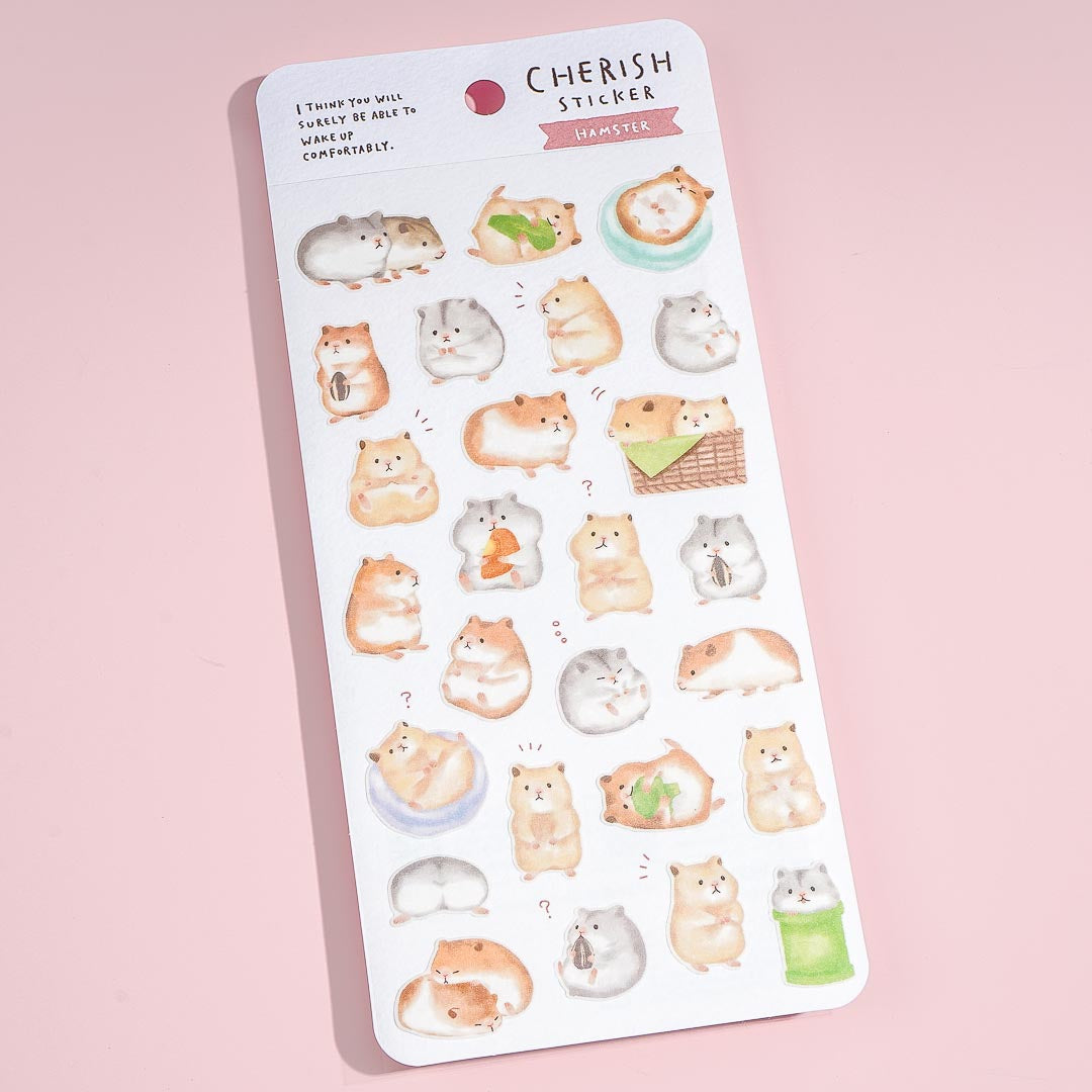 Cherish Hamster Stickers