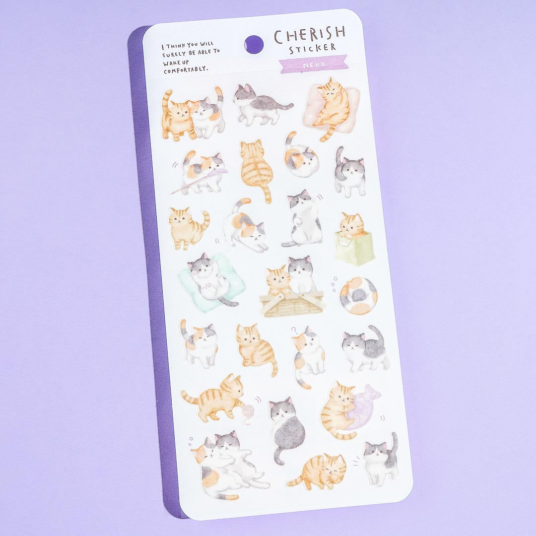 Cherish Cat Stickers