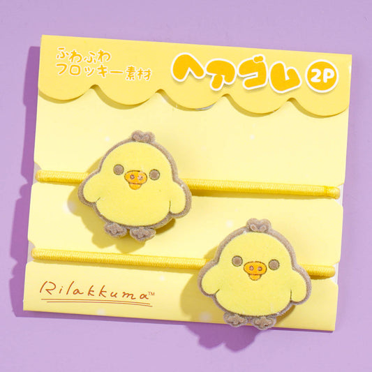 Rilakkuma Velvet Hair Tie - Kiiroitori