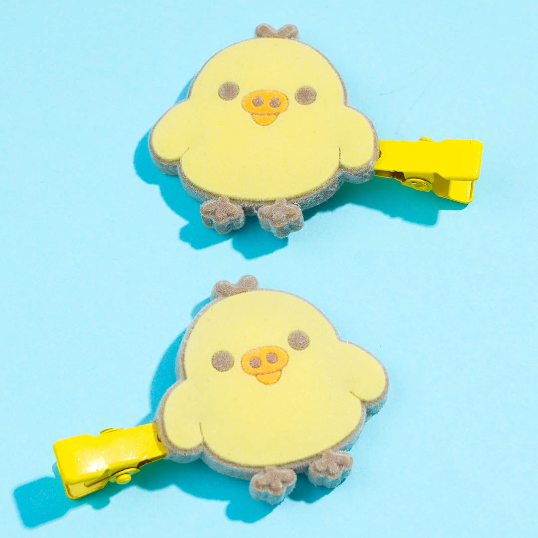 Rilakkuma Velvet Hair Clip - Kiiroitori
