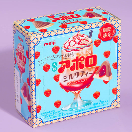 Apollo Large Strawberry Chocolate - Milk Tea