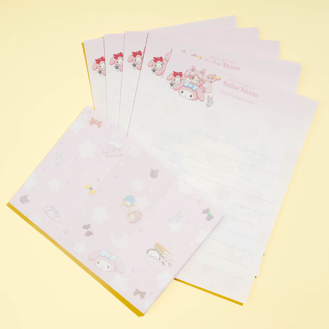 Sanrio Characters x Sailor Moon Pajama Party Letter Set