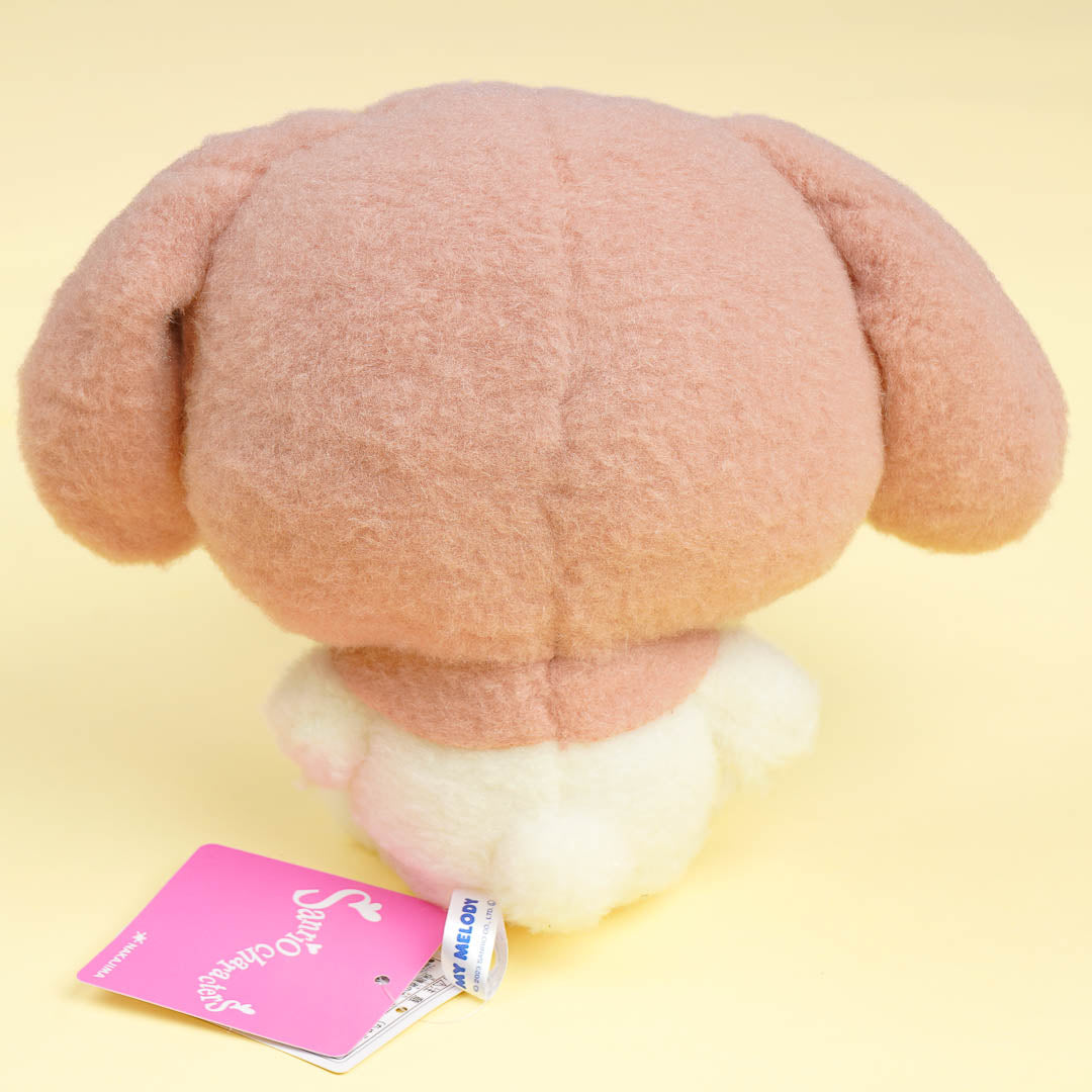My Melody Howa Mocha Check Plushie - Medium