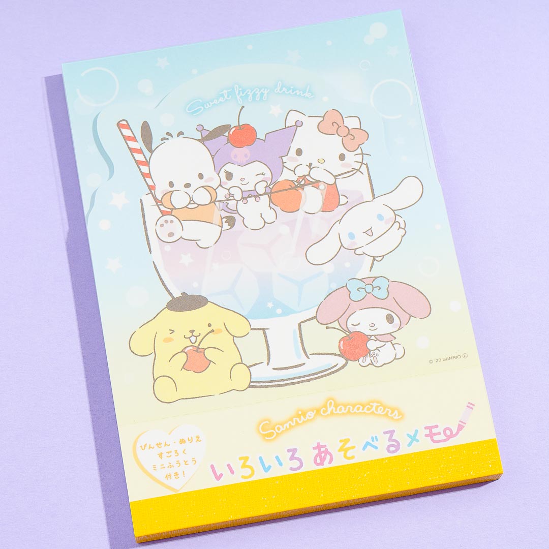 Sanrio Characters Soda Activity Pad