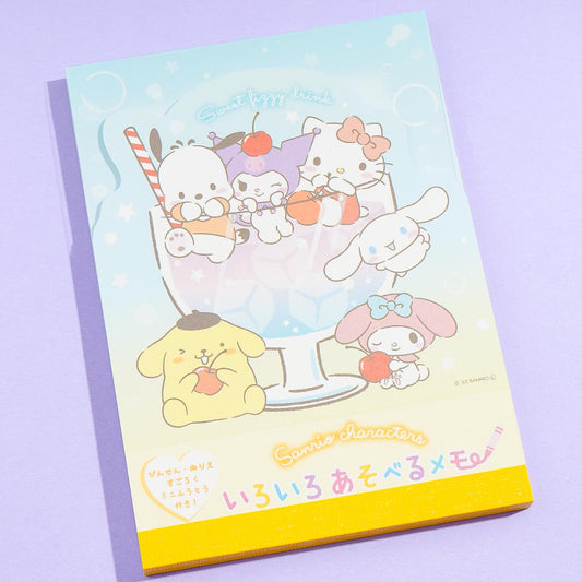 Sanrio Characters Soda Activity Pad