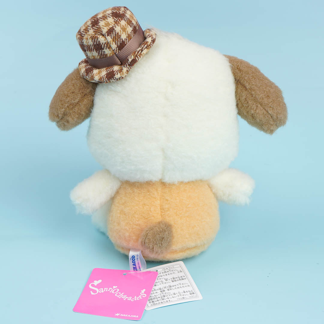 Pochacco Howa Mocha Check Plushie - Medium
