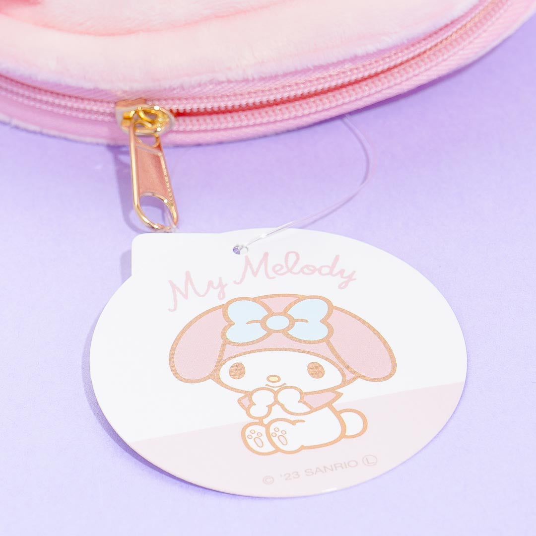 My Melody Round Fluffy Coin Purse