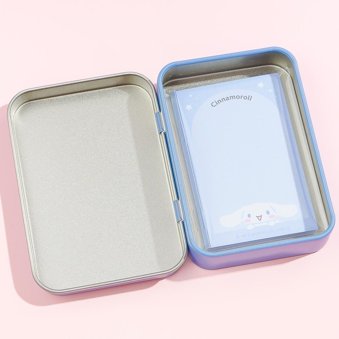 Cinnamoroll Cloudy Memo Pad With Tin Case