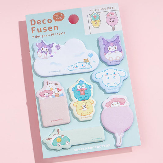 Sanrio Characters Puffy Sticky Notes Set