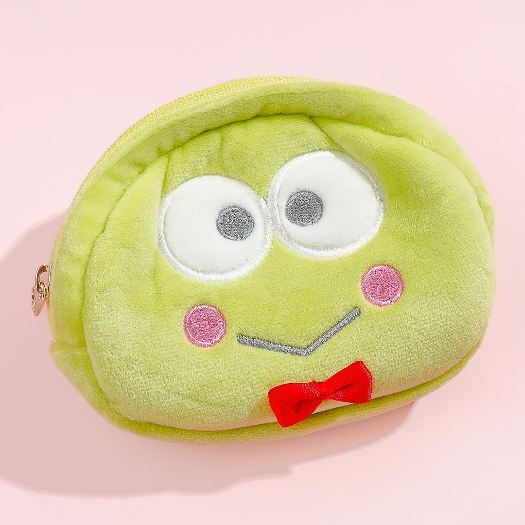 Kero Kero Keroppi Round Fluffy Coin Purse