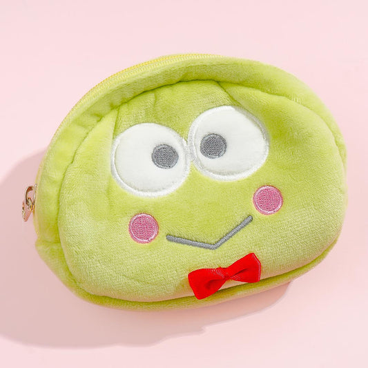 Kero Kero Keroppi Round Fluffy Coin Purse
