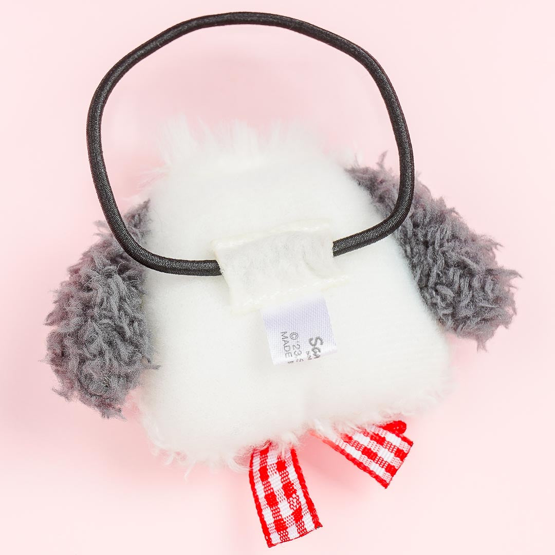 Pochacco Gingham Ribbon Hair Tie