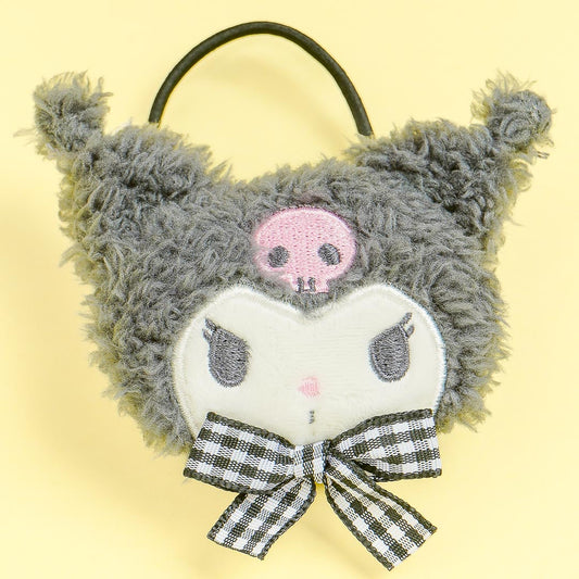 Kuromi Gingham Ribbon Hair Tie