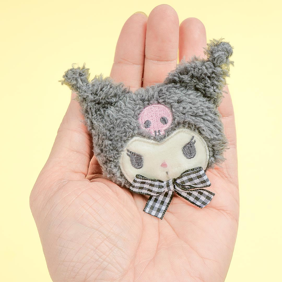 Kuromi Gingham Ribbon Hair Tie