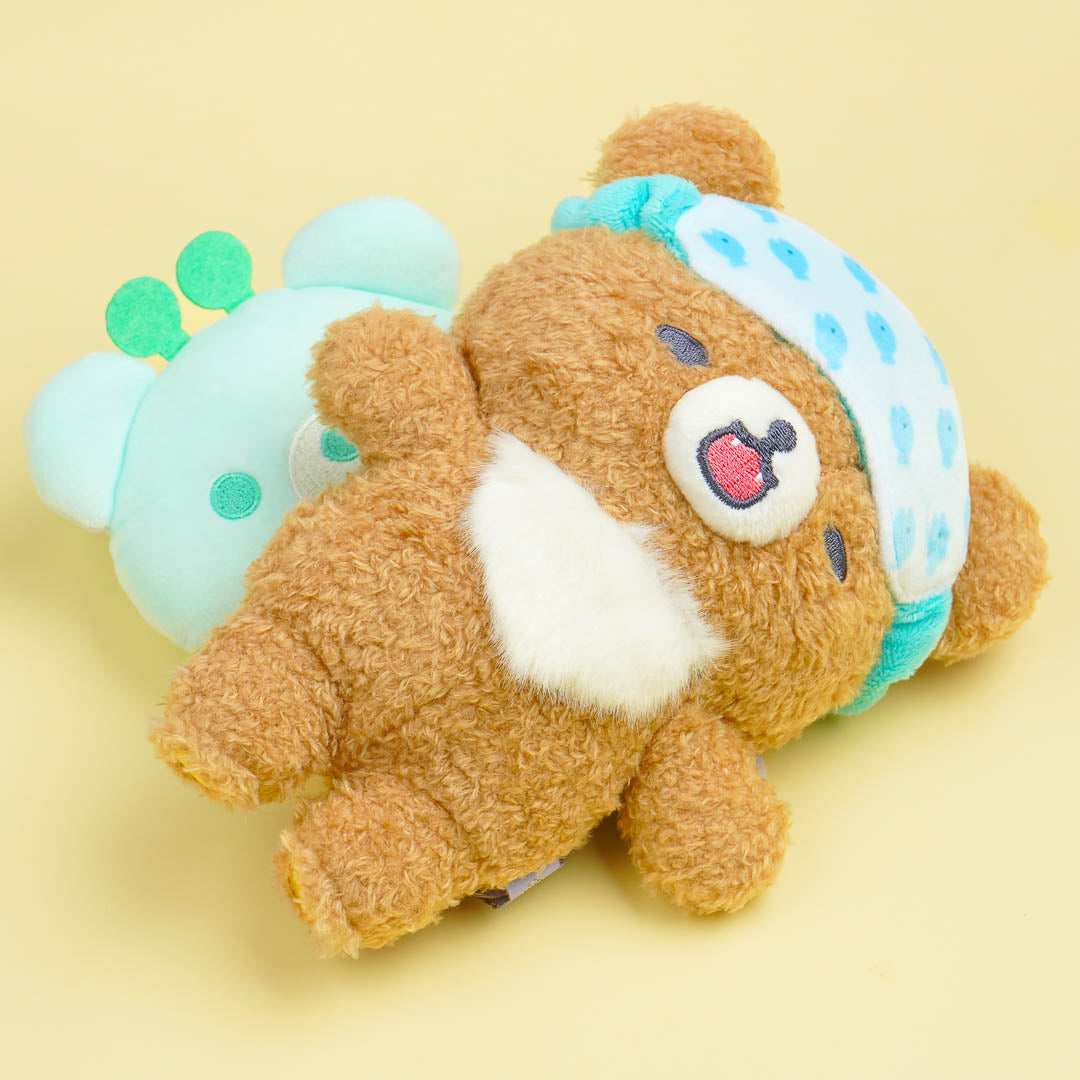 Rilakkuma Anata To Madoromu Plushie - Chairoikoguma / Medium