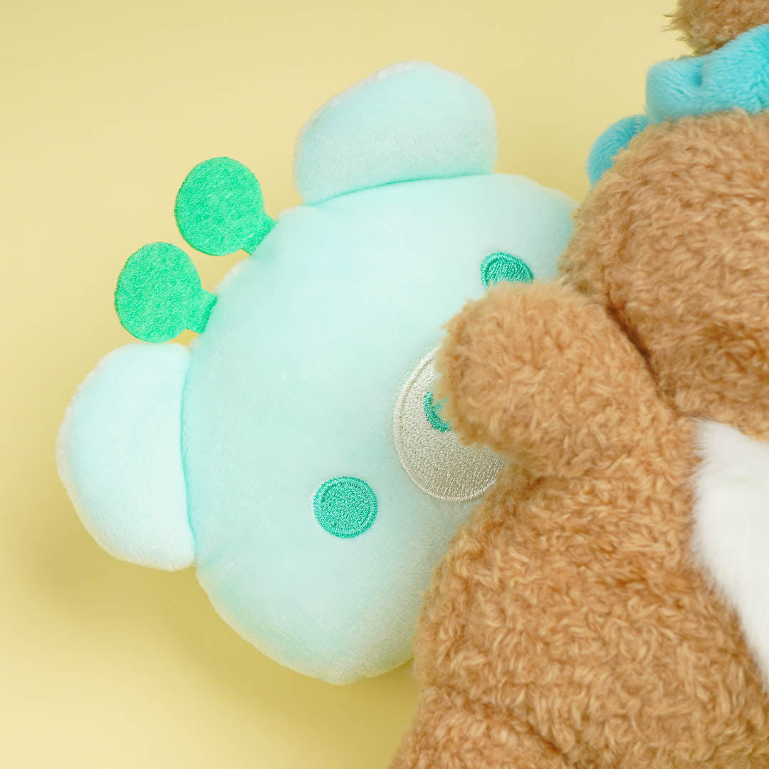 Rilakkuma Anata To Madoromu Plushie - Chairoikoguma / Medium