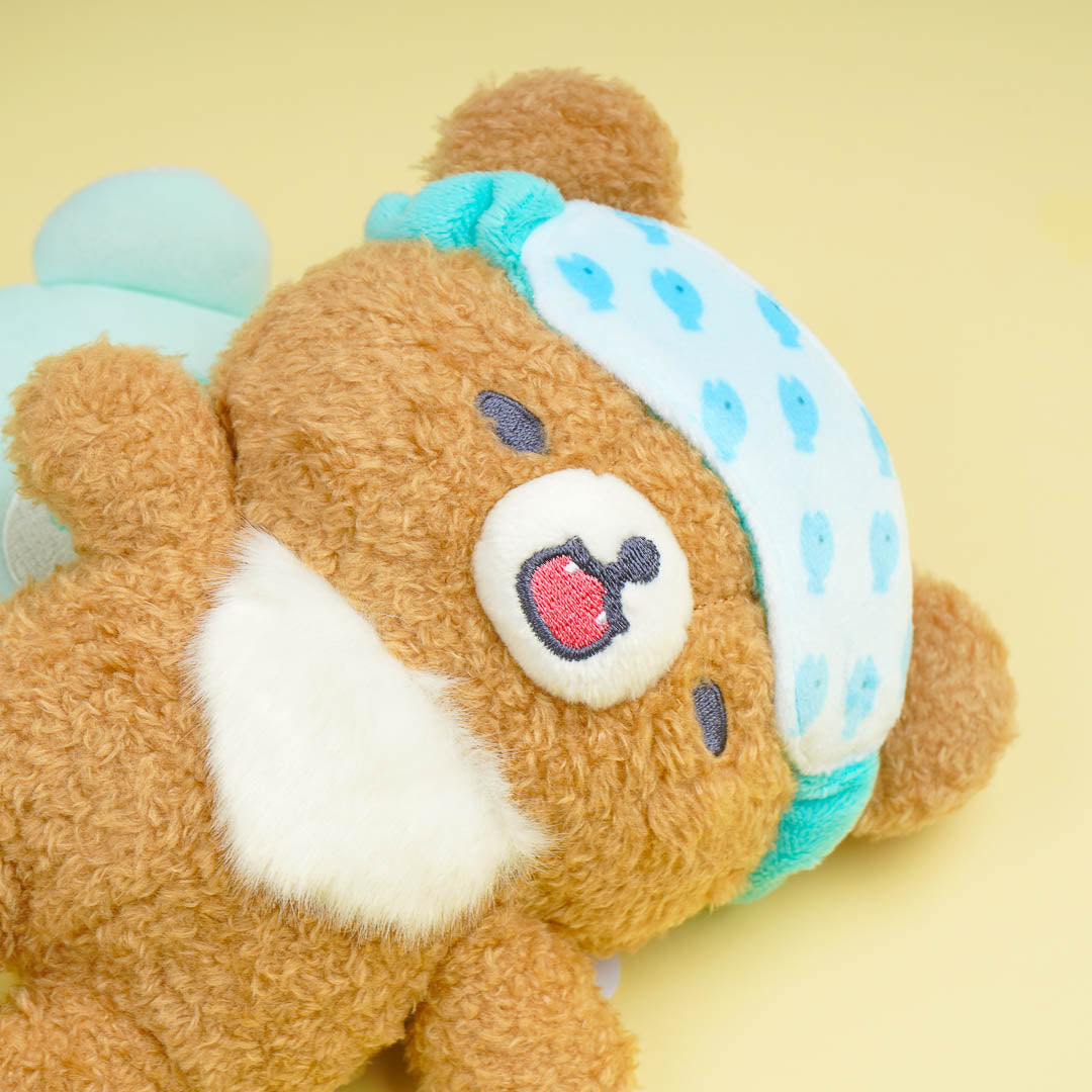 Rilakkuma Anata To Madoromu Plushie - Chairoikoguma / Medium