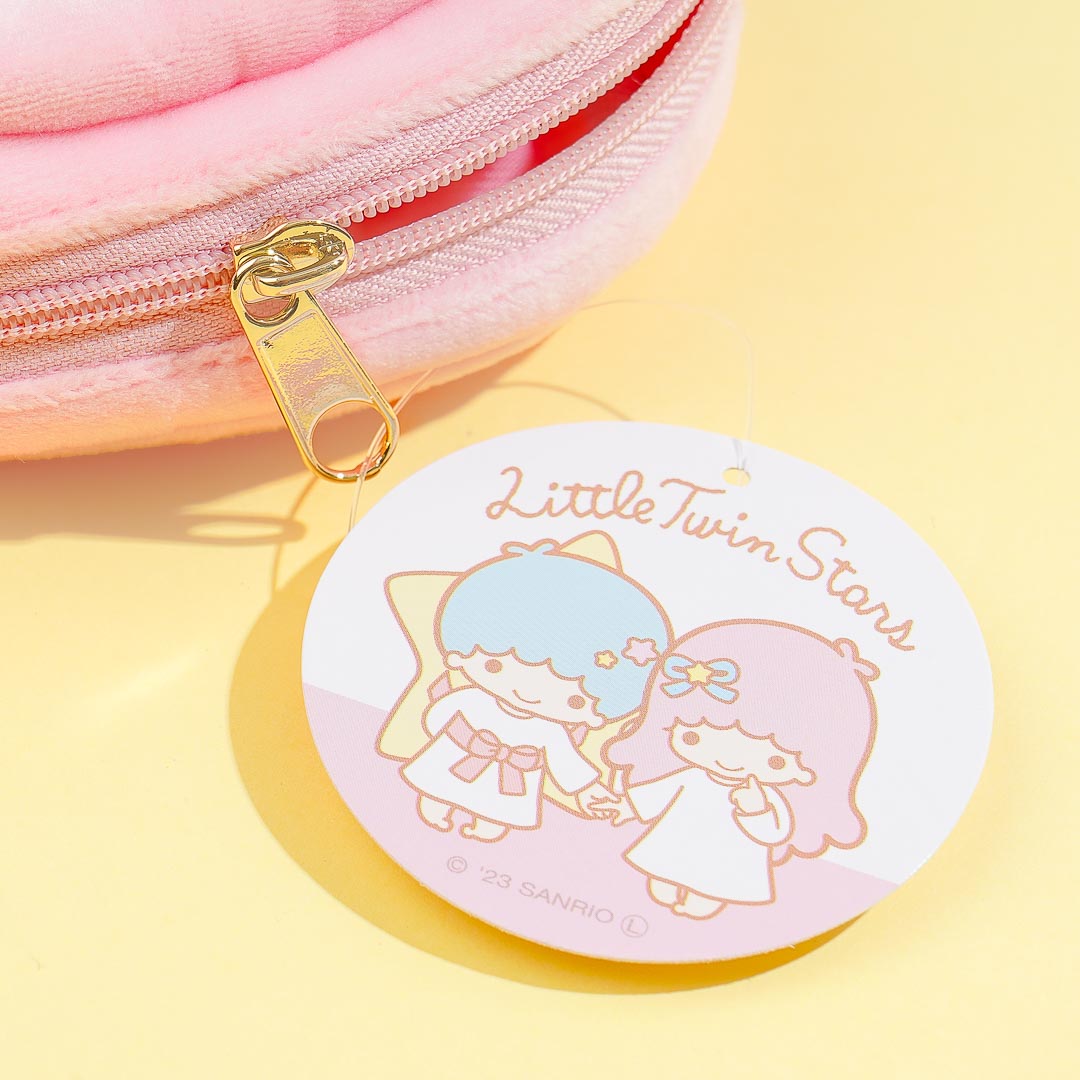 Little Twin Stars Round Fluffy Coin Purse - Lala