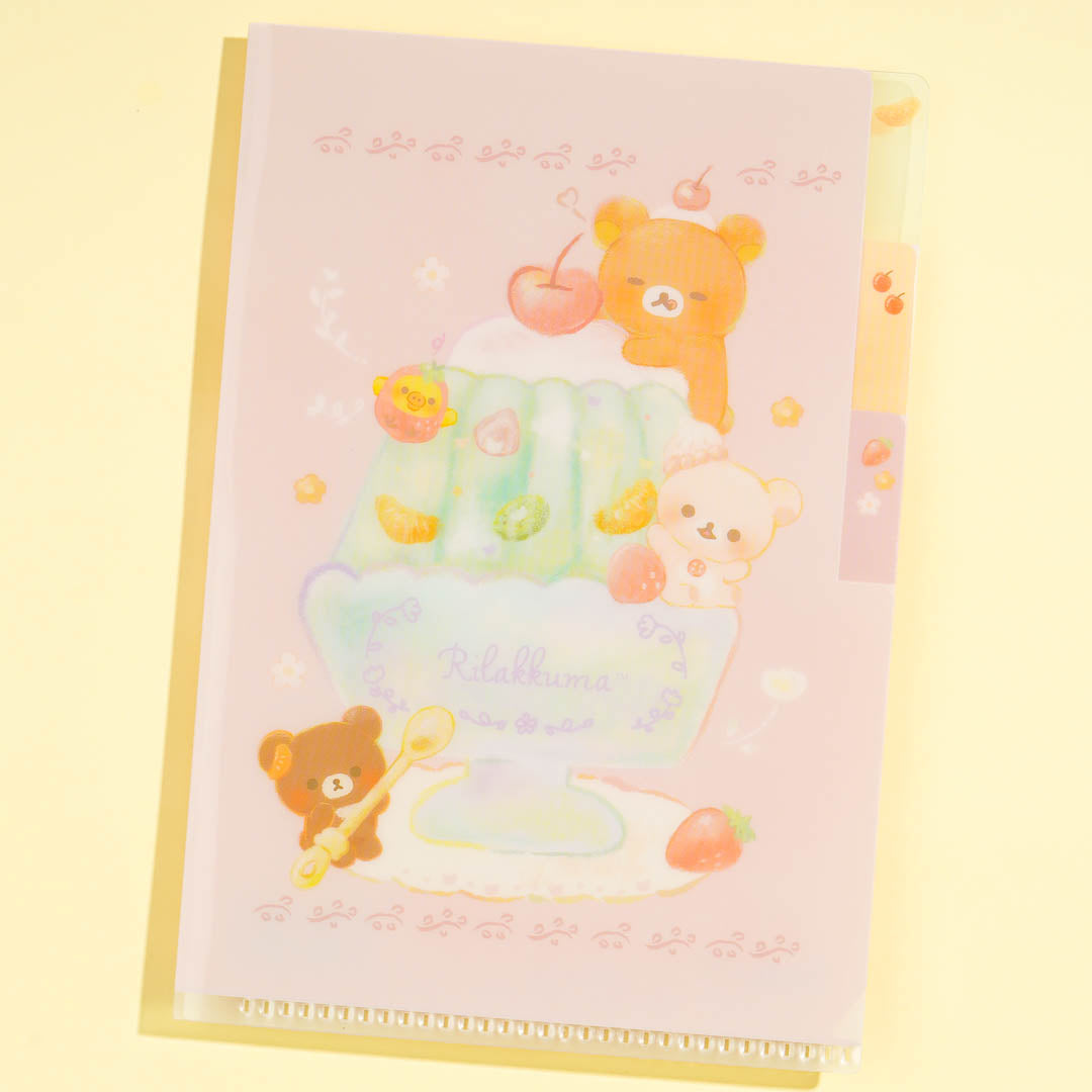 Rilakkuma Fruit Jelly Multi-Pocket A6 Folder