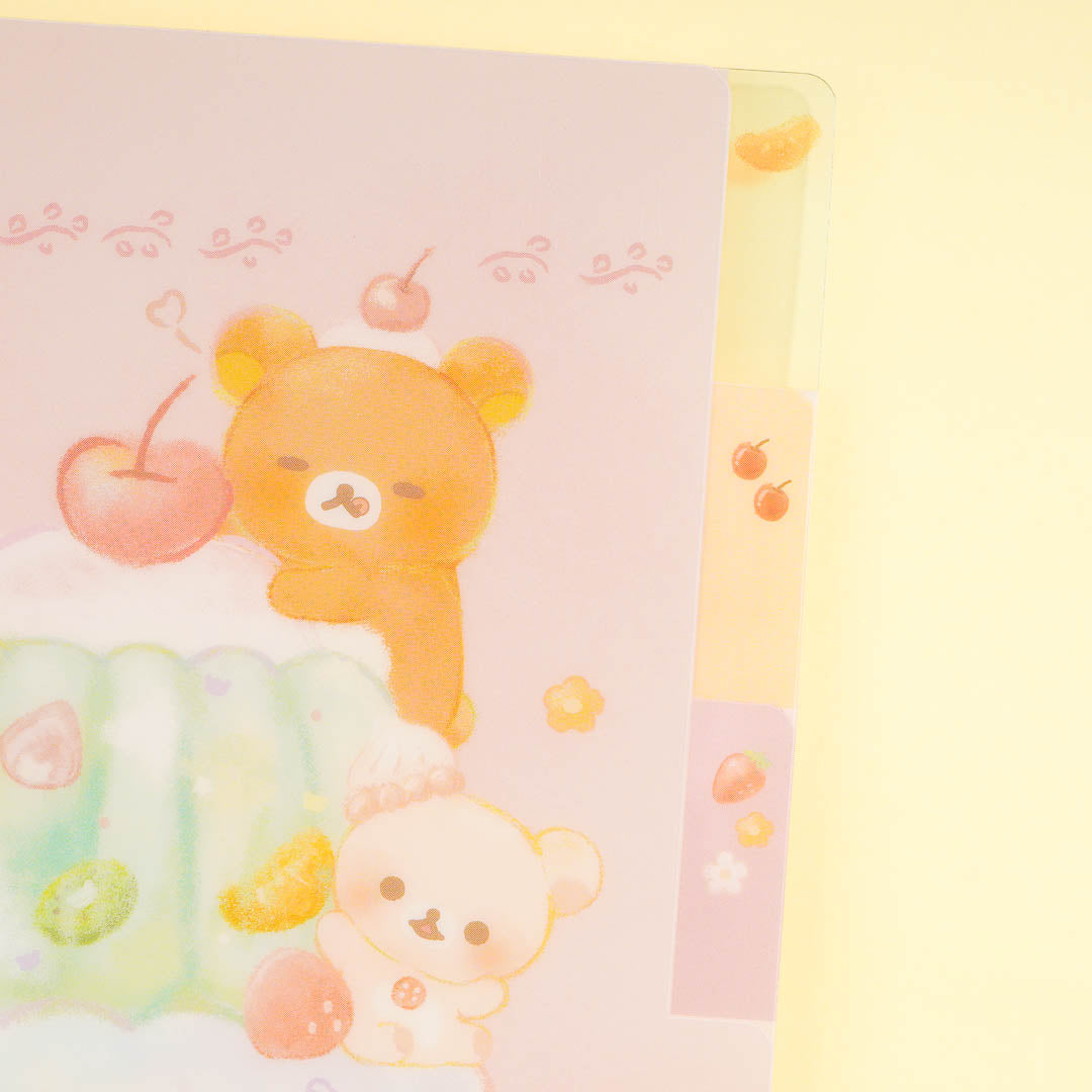 Rilakkuma Fruit Jelly Multi-Pocket A6 Folder