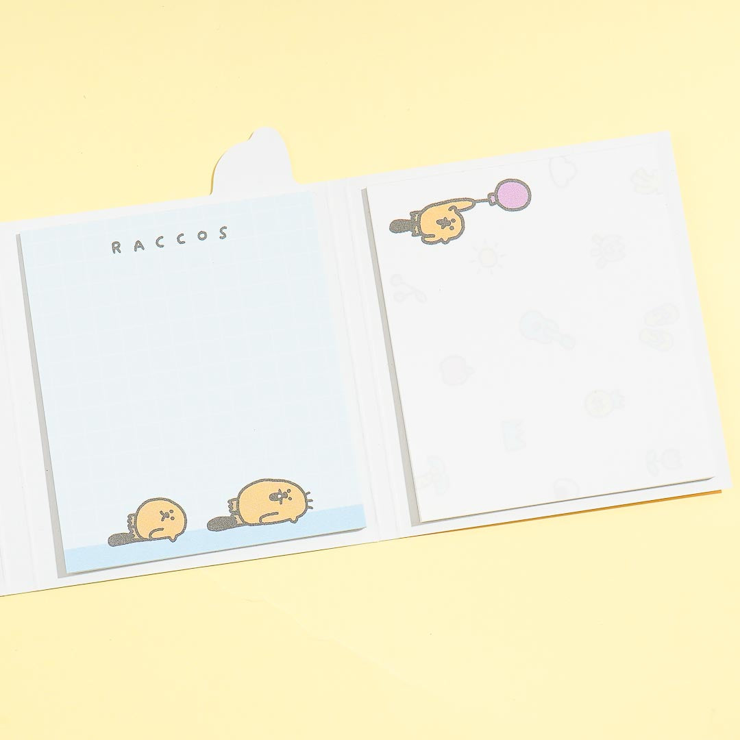 Raccos Gathering Memo Pad Set