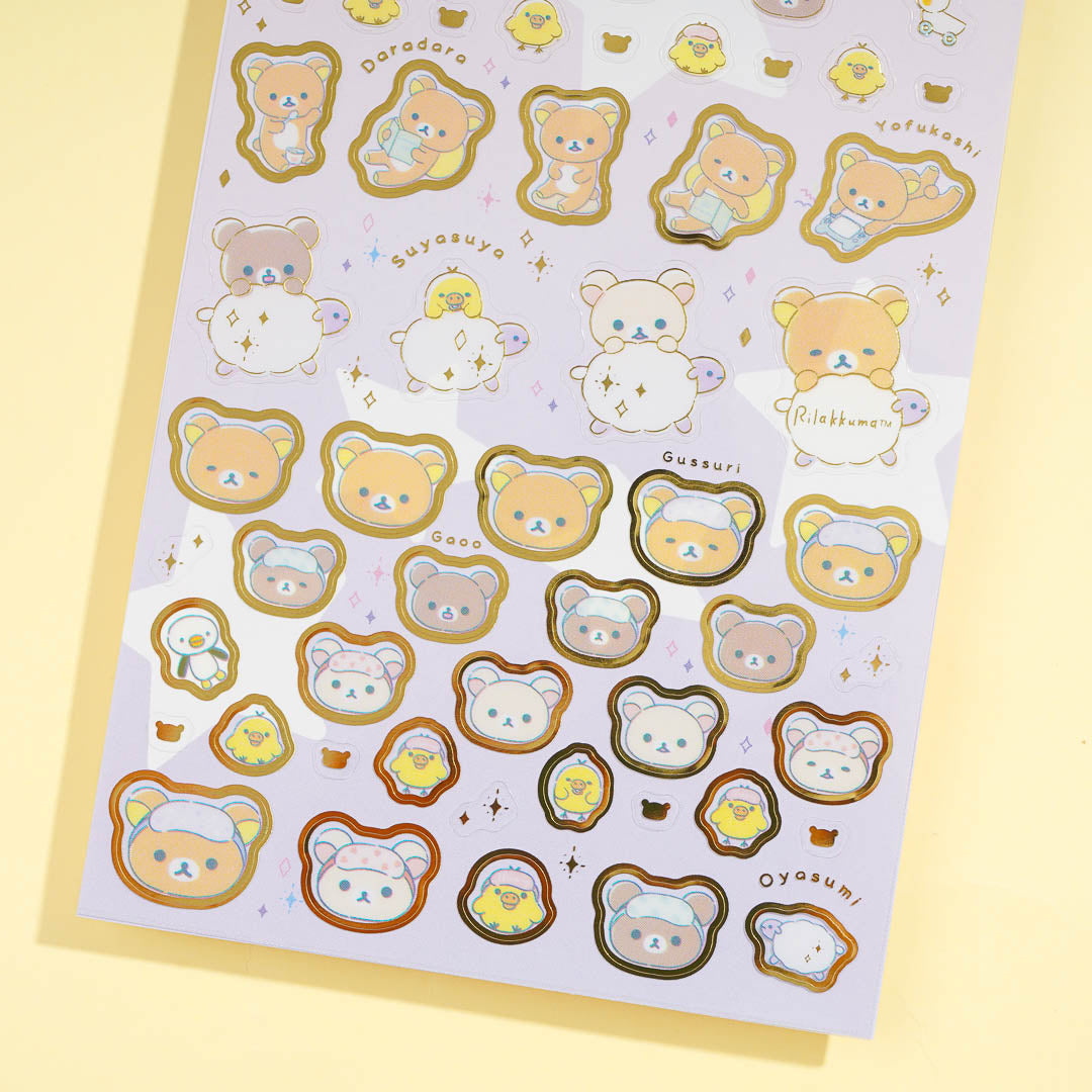 Rilakkuma Friendly Faces Stickers