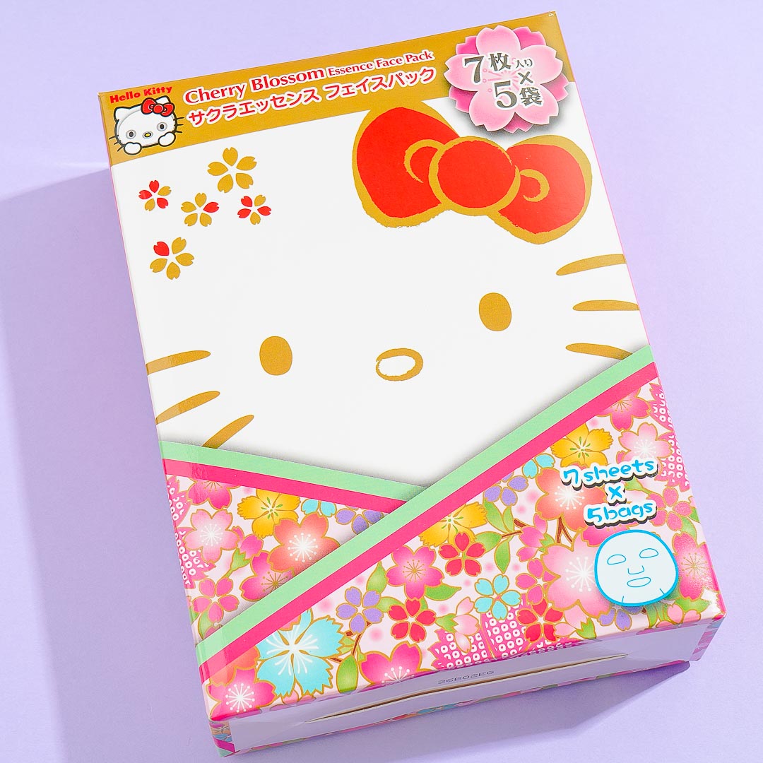 Hello Kitty Narikirii Sakura Face Mask Box