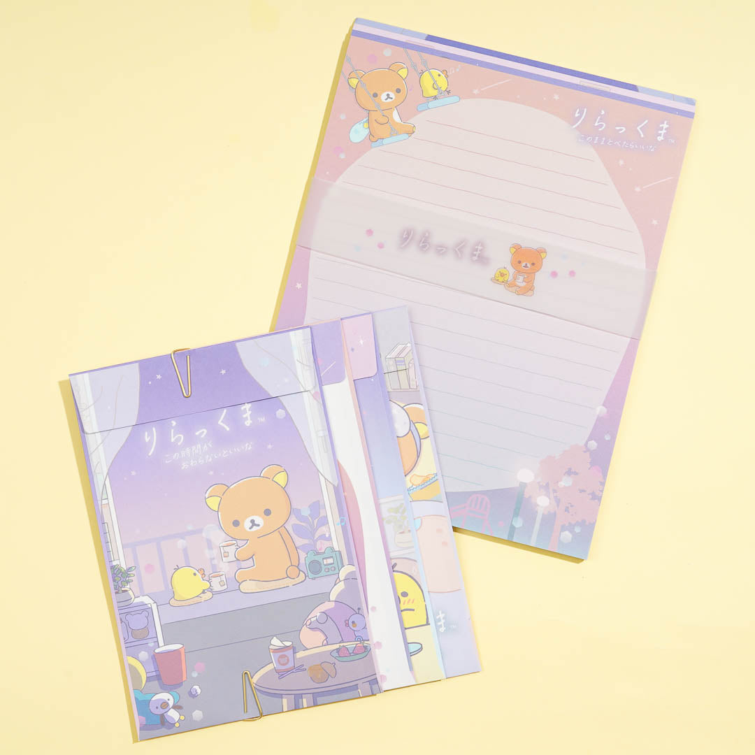 Rilakkuma Drowsy With You Letter Set