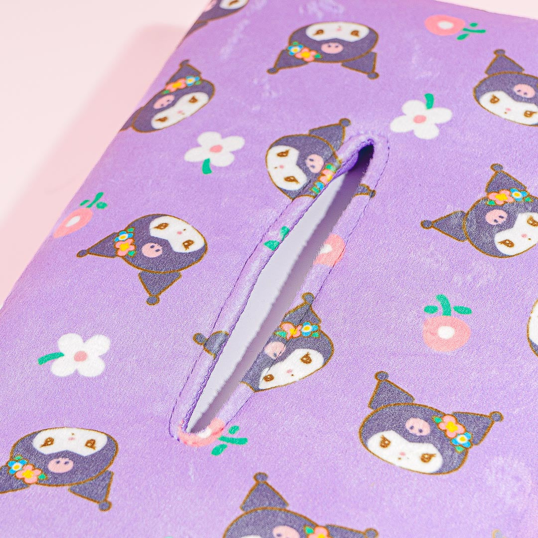Kuromi Floral Tissue Box Cover